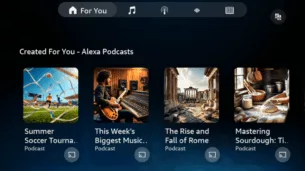 Amazon推出Alexa+新功能：AI生成个性化播客