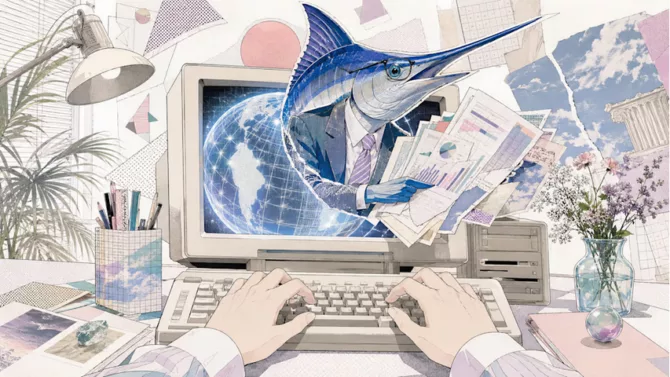 Sakana AI发布Marlin：8小时生成百页深度报告