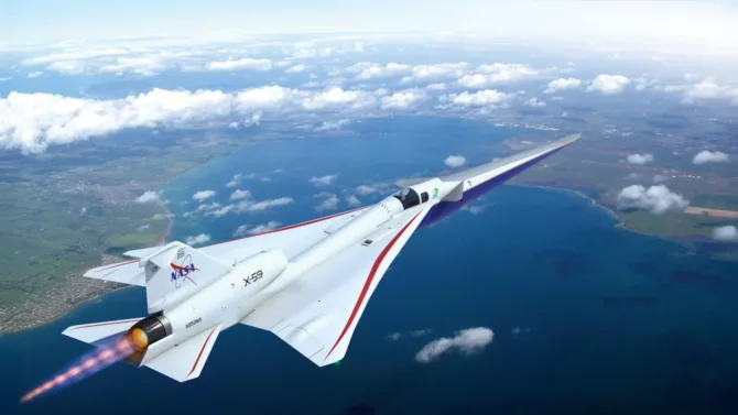 NASA X-59静音飞机将首次突破音障