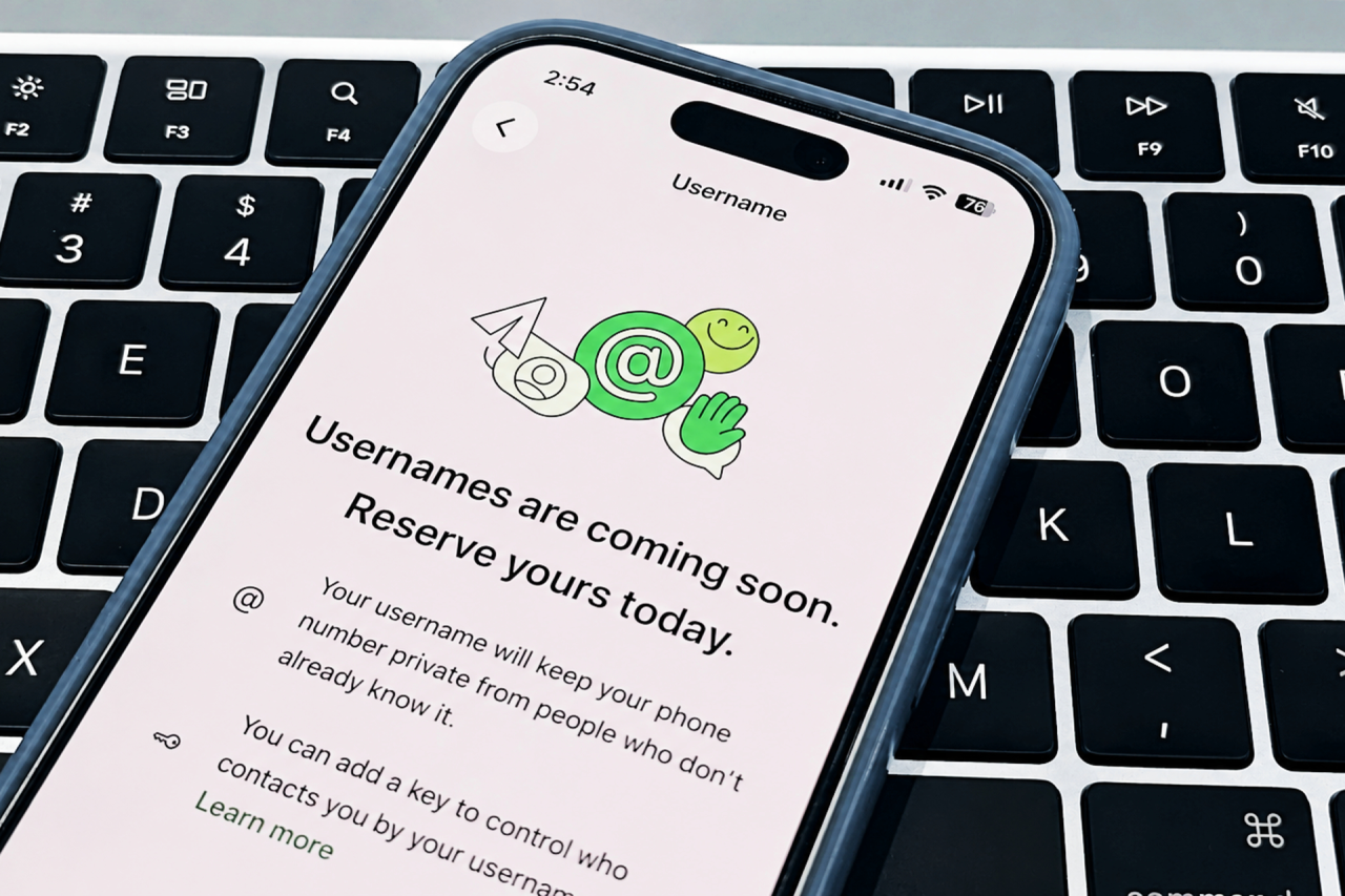 WhatsApp用户名引冒充风险