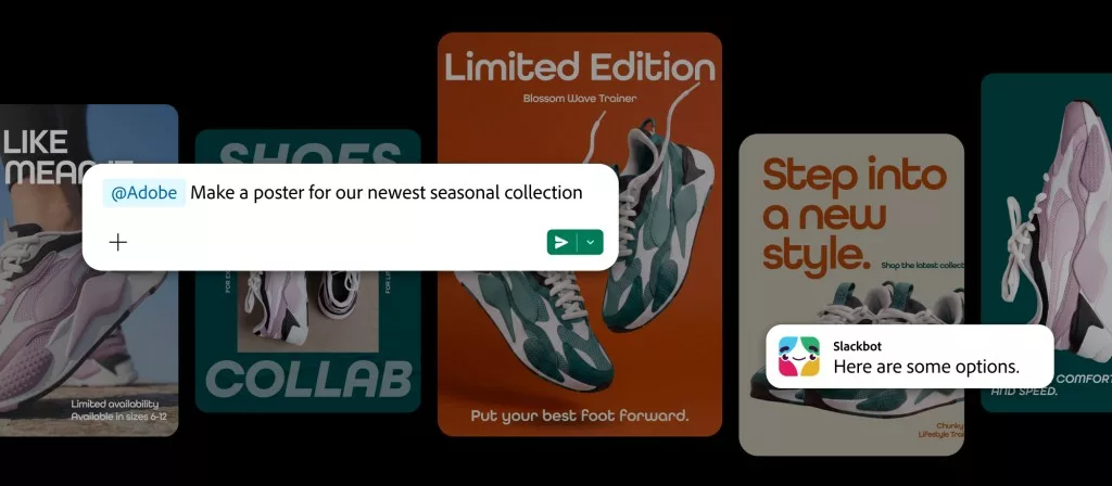 Adobe工具入驻Slack：AI助您高效创作