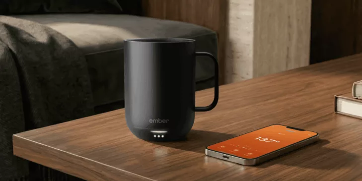 Ember Mug 3智能杯发布：底部按键调温，夜晚喝茶体验大升级